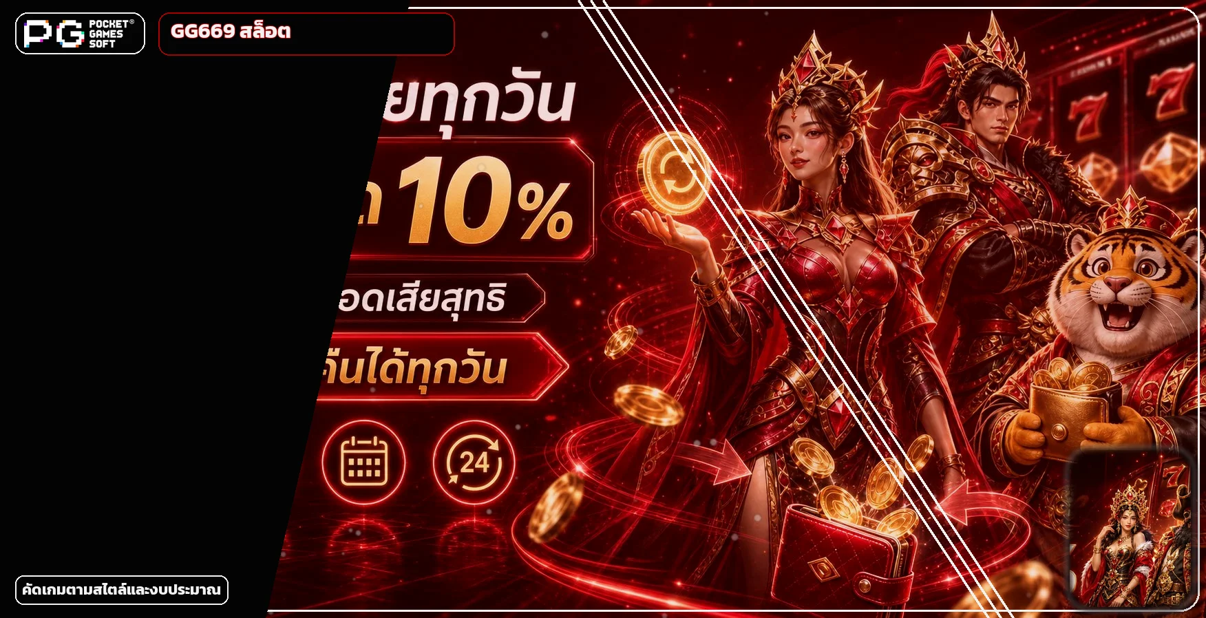 แบนเนอร์ GG669 สล็อตและแนวทางเลือกเกม